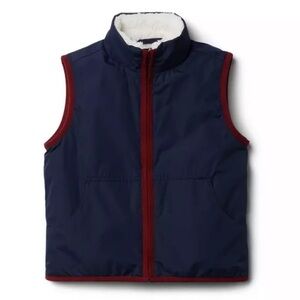 NWT‎ Janie & Jack Connor Navy Sherpa Lined Size 7-8